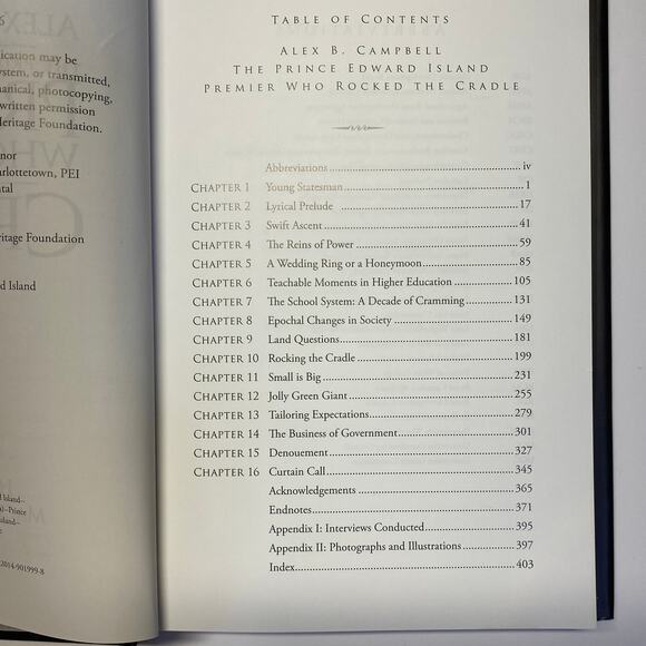 Alex B Campbell Prince Edward Island Premier Who Rocked the Cradle W MacLauchlan - Picture 5 of 7